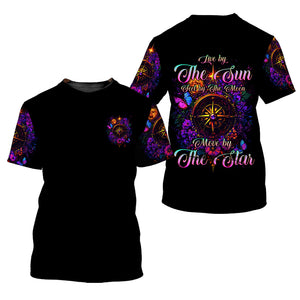 Live By The Sun Feel By The Moon All Over Print Shirt