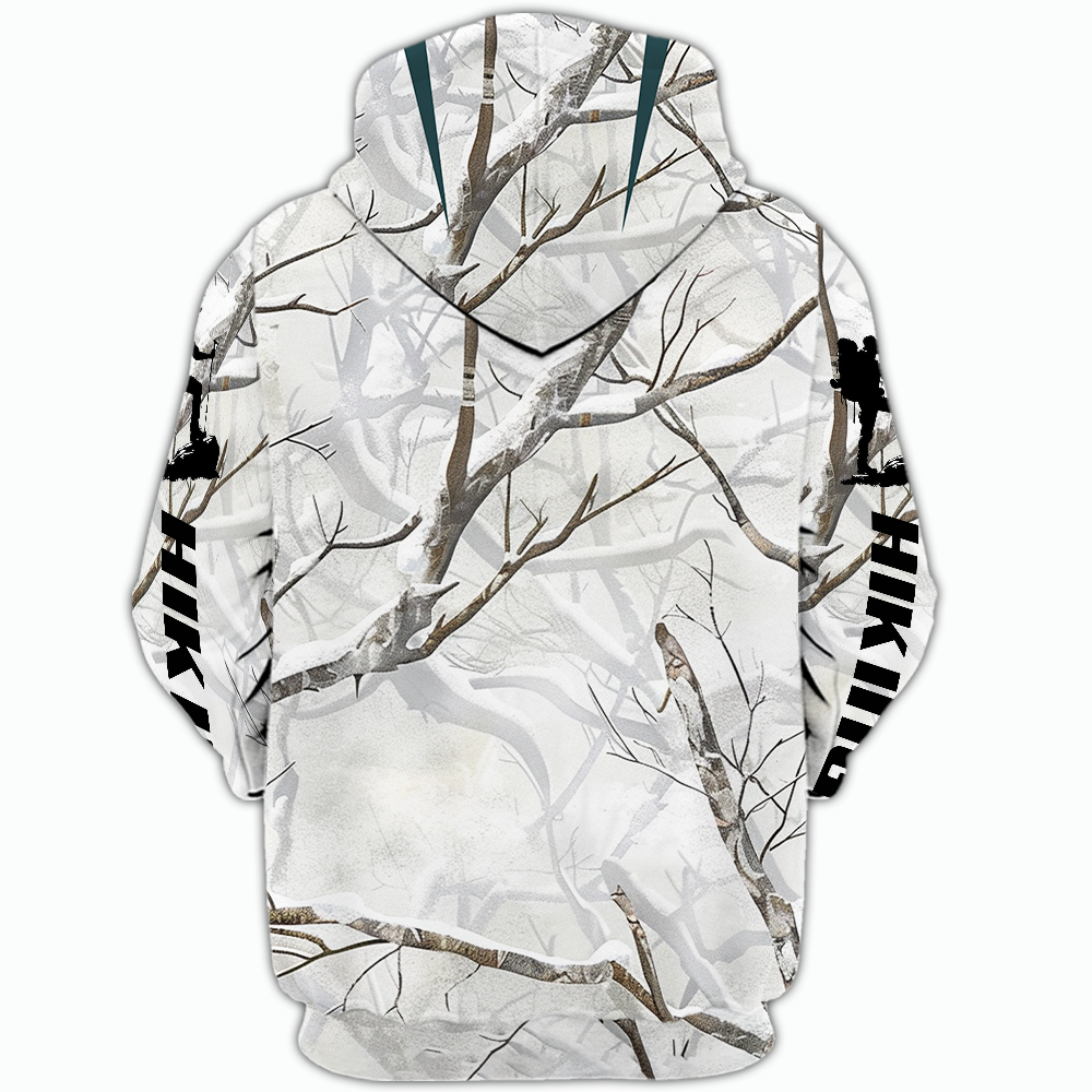 Hiking Winter Camo All Over Print Shirt