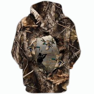 Duck Hunting Camouflage Fabric All Over Print Shirtt