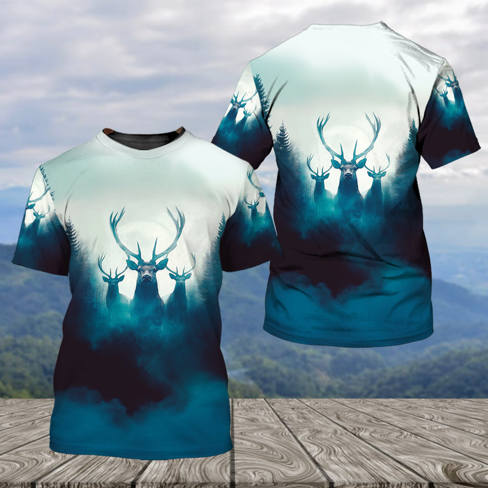 Nature Dears All Over Print Shirt