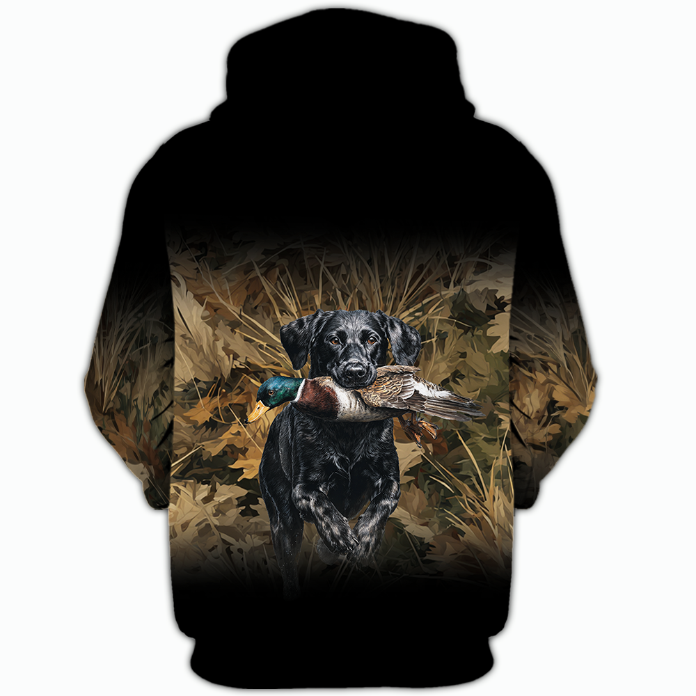 Duck Hunting With Dog All Over Print Shirt