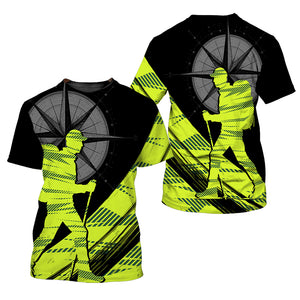Hiking Find Your Own Path Yellow Neon All Over Print Shirt