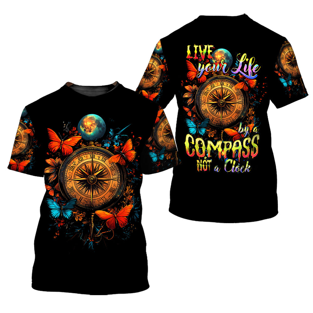 Live Your Life By A Compass All Over Print Shirt