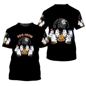 Boo Crew Camping All Over Print Shirt