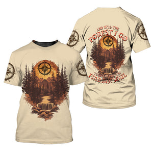 Into The Forest I Go To Lose My Mind And Find My Soul Brown All Over Print Shirt