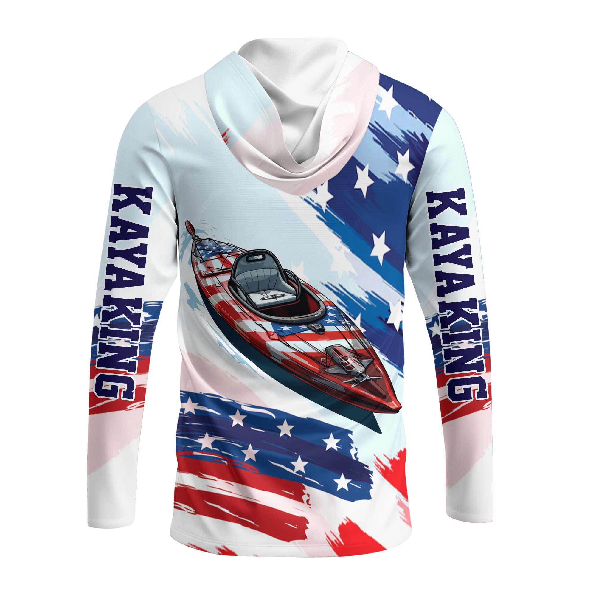 Custom Name Kayaking America All Over Print Shirt