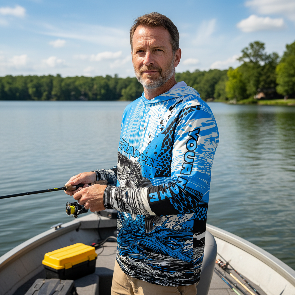 Custom Name Crappie Fish All Over Print Shirt