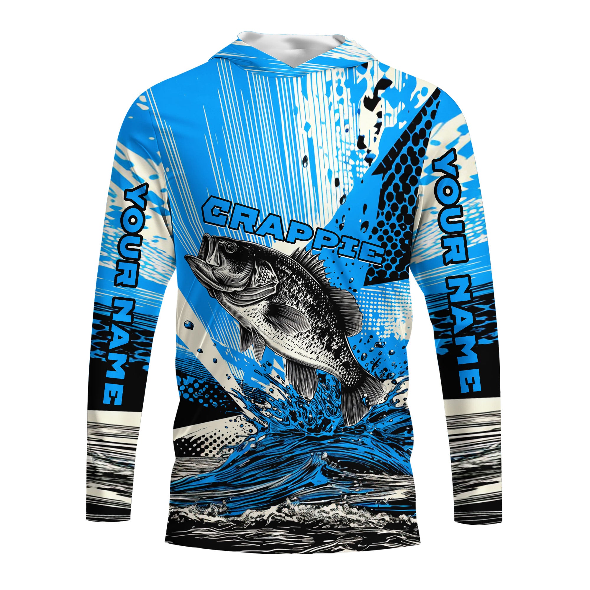 Custom Name Crappie Fish All Over Print Shirt