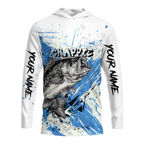 Custom Name Crappie Fishing Jersey All Over Print Shirt