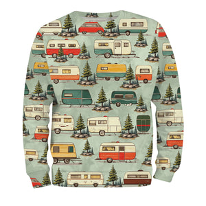 Vintage Camper Car All Over Print Shirt
