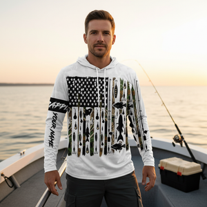 Custom Name Crappie Fish Black All Over Print Shirt