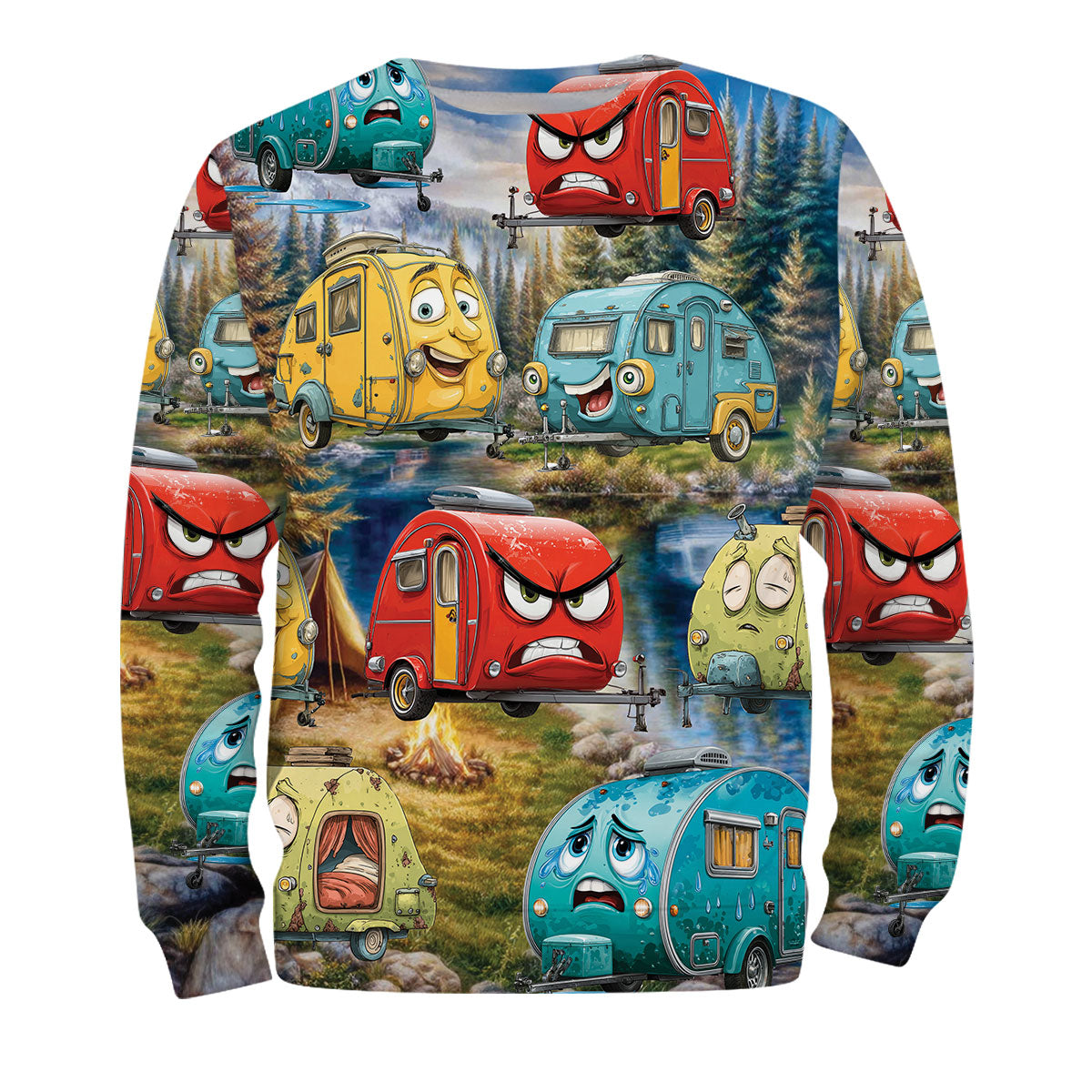 Funny Teardrop Trailer All over Print Shirt