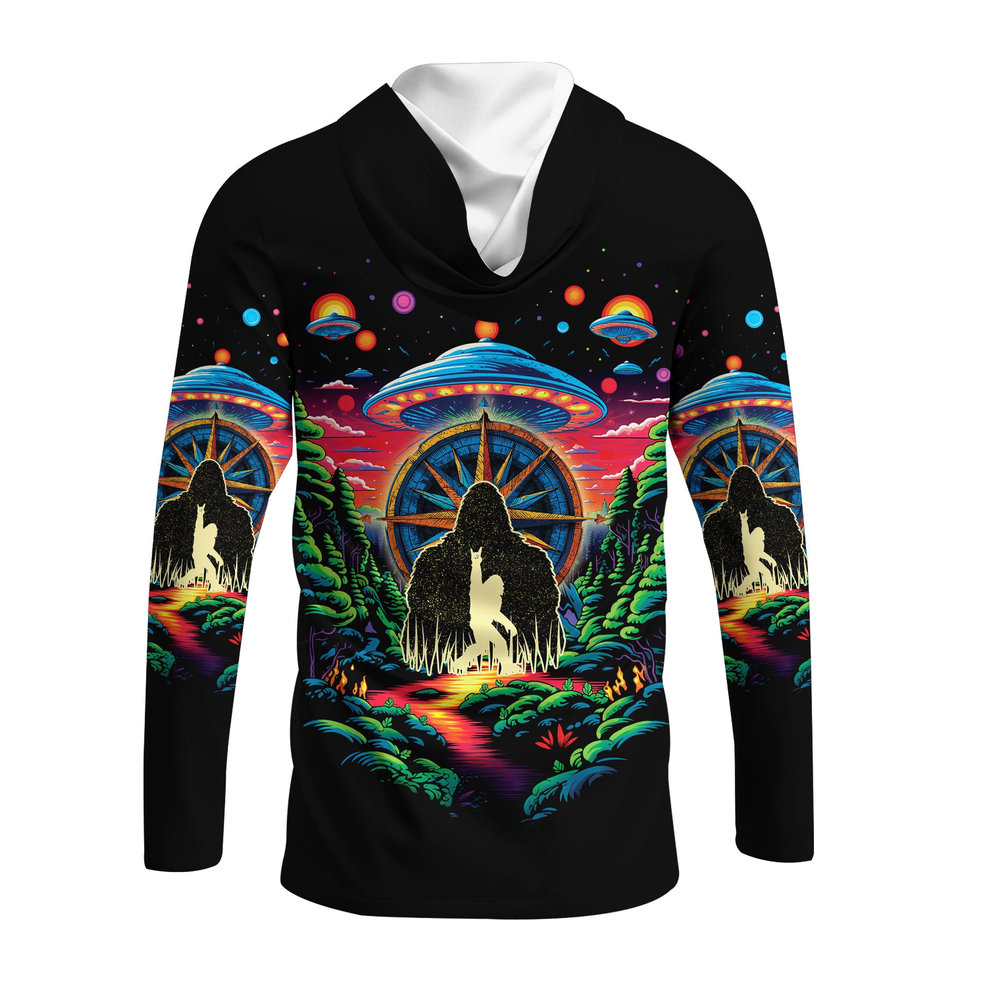 Bigfoot Mountain Adventure All Over Print Shirt