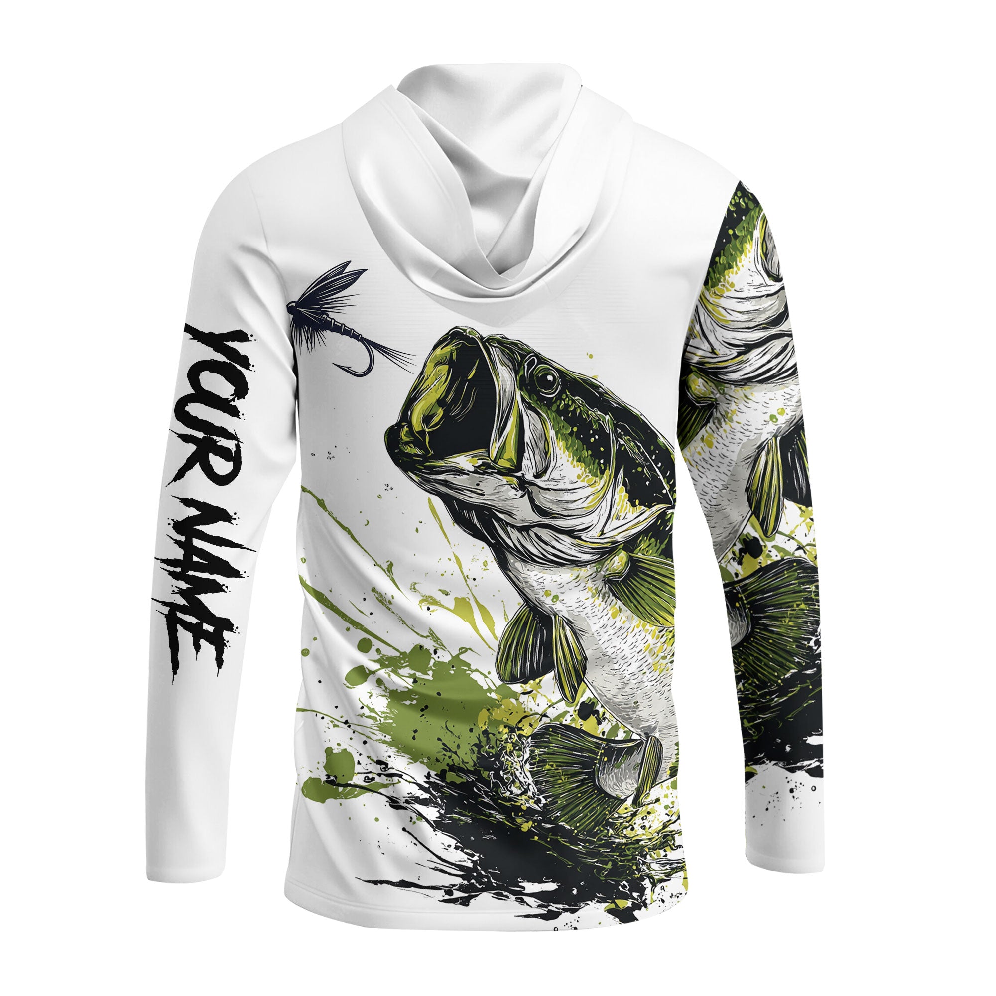 Custom Name Largemouth Bass All Over Print Shirt