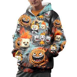 Burnt Marshmallow Halloween All Over Print Shirt
