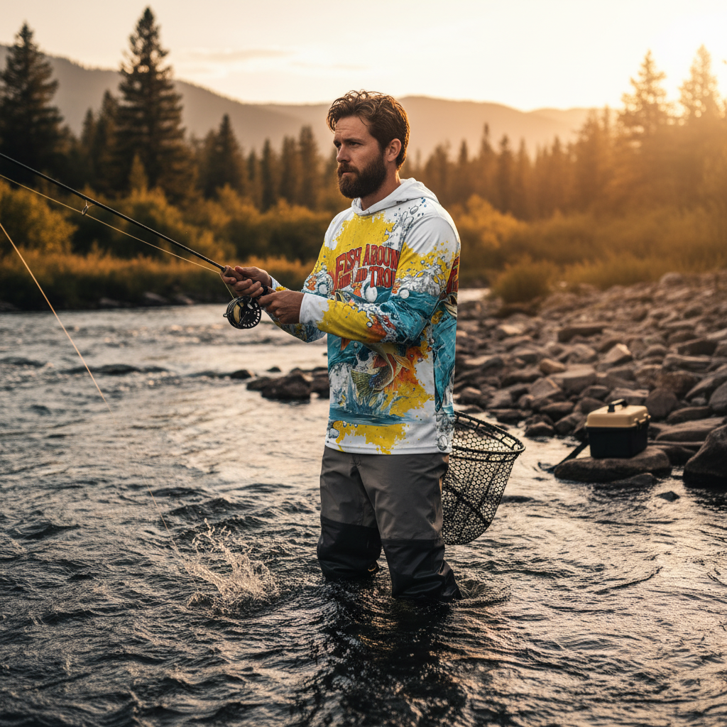 Fish Around And Find Trout Rainbow Trout All Over Print Shirt
