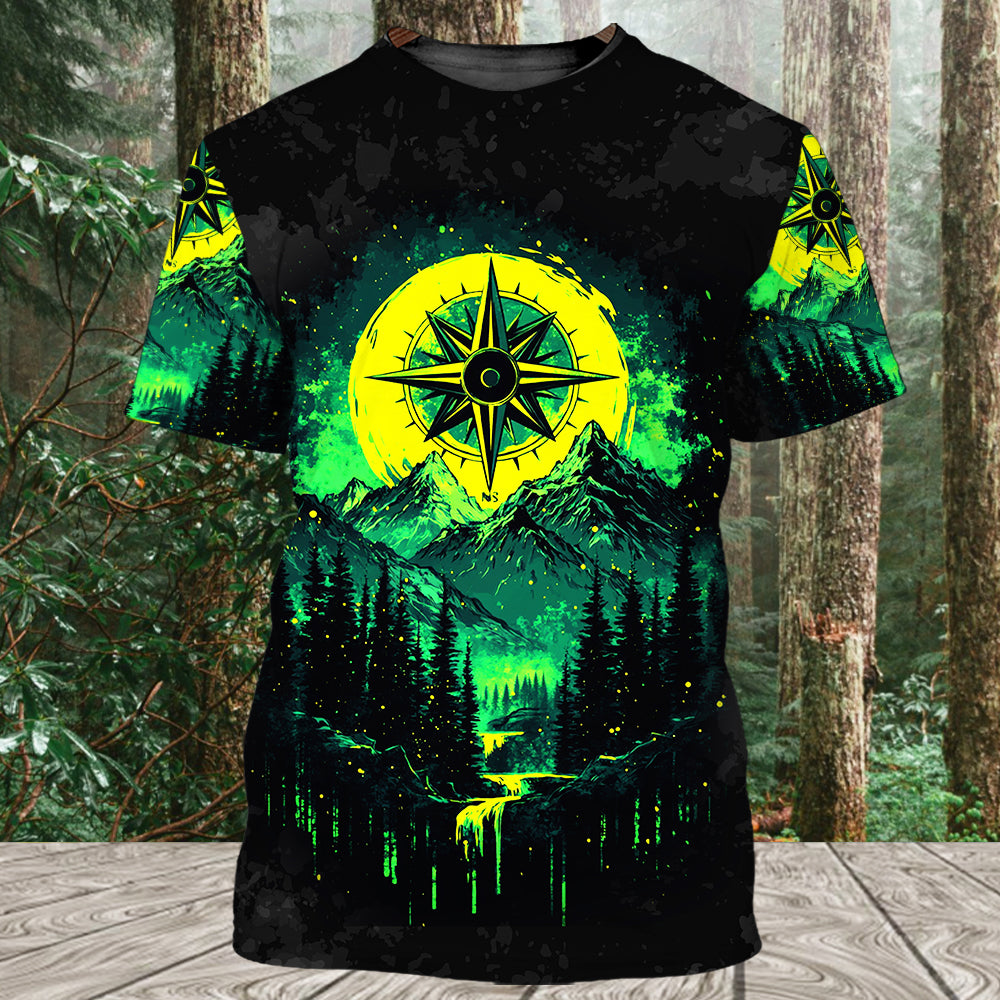 Adventure Is Calling All Over Print Shirt