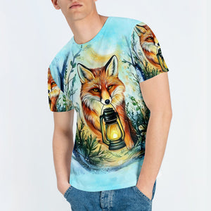 Wild Fox Finding The Way All Over Print Shirt