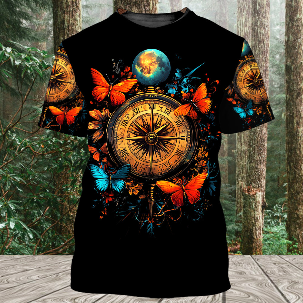 Live Your Life By A Compass All Over Print Shirt