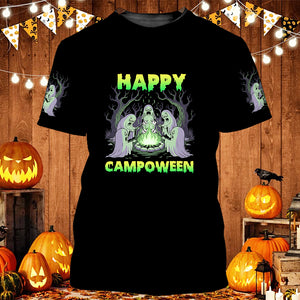 Happy Campoween All Over Print Shirt
