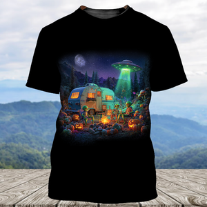Life Is Better At The UFO Campfire All Over Print Shirt