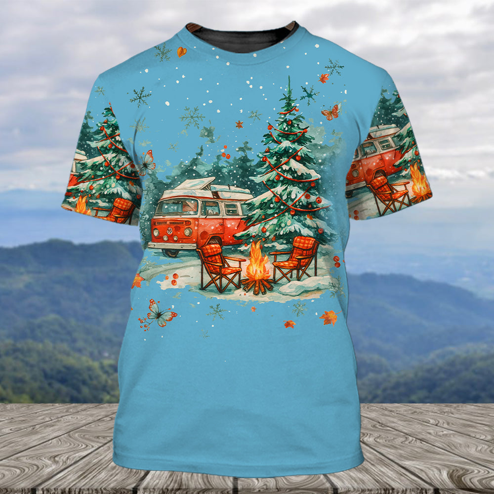 It’s The Most Wonderful Christmas Camping All Over Print Shirt