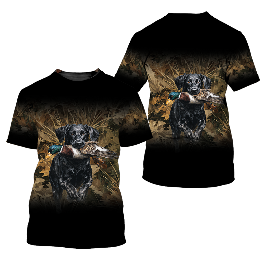 Duck Hunting With Dog All Over Print Shirt