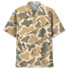 Hunting Mourning Dove Camouflage Hawaiian Shirt