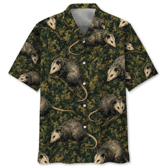 Opossum Woodland Hawaiian Shirt