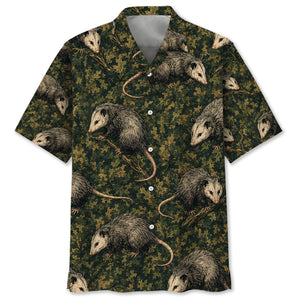 Opossum Woodland Hawaiian Shirt