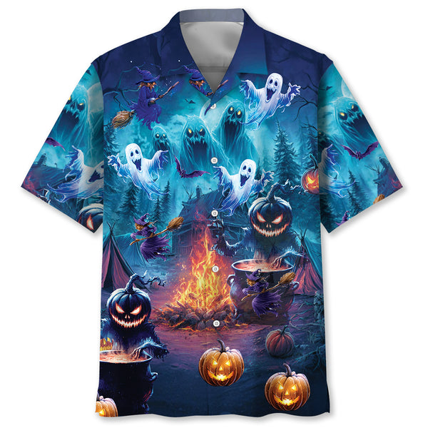 Haunted Campsite Hawaiian Shirt