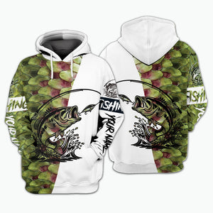 Bass Fishing Team Jerseys Green All Over Print Shirt
