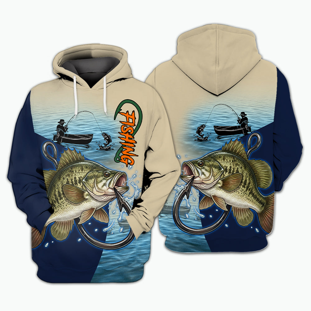 Bass Fishing All Over Print Shirt
