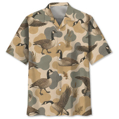 Goose Camouflage Men Polo Shirt
