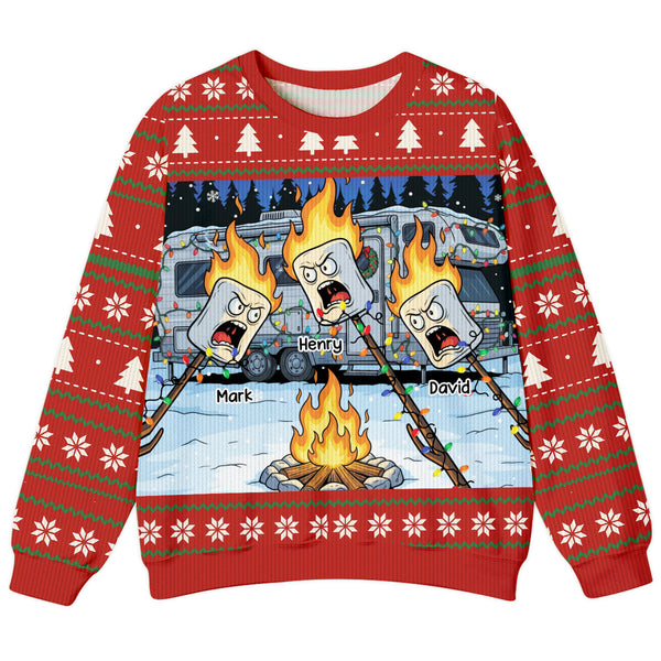 Burnt Marshmallow Ugly Sweater