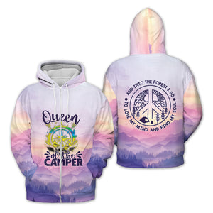 Queen Of The Camper All Over Print Shirt