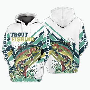 Vintage Rainbow Trout Team Shirt All Over Print