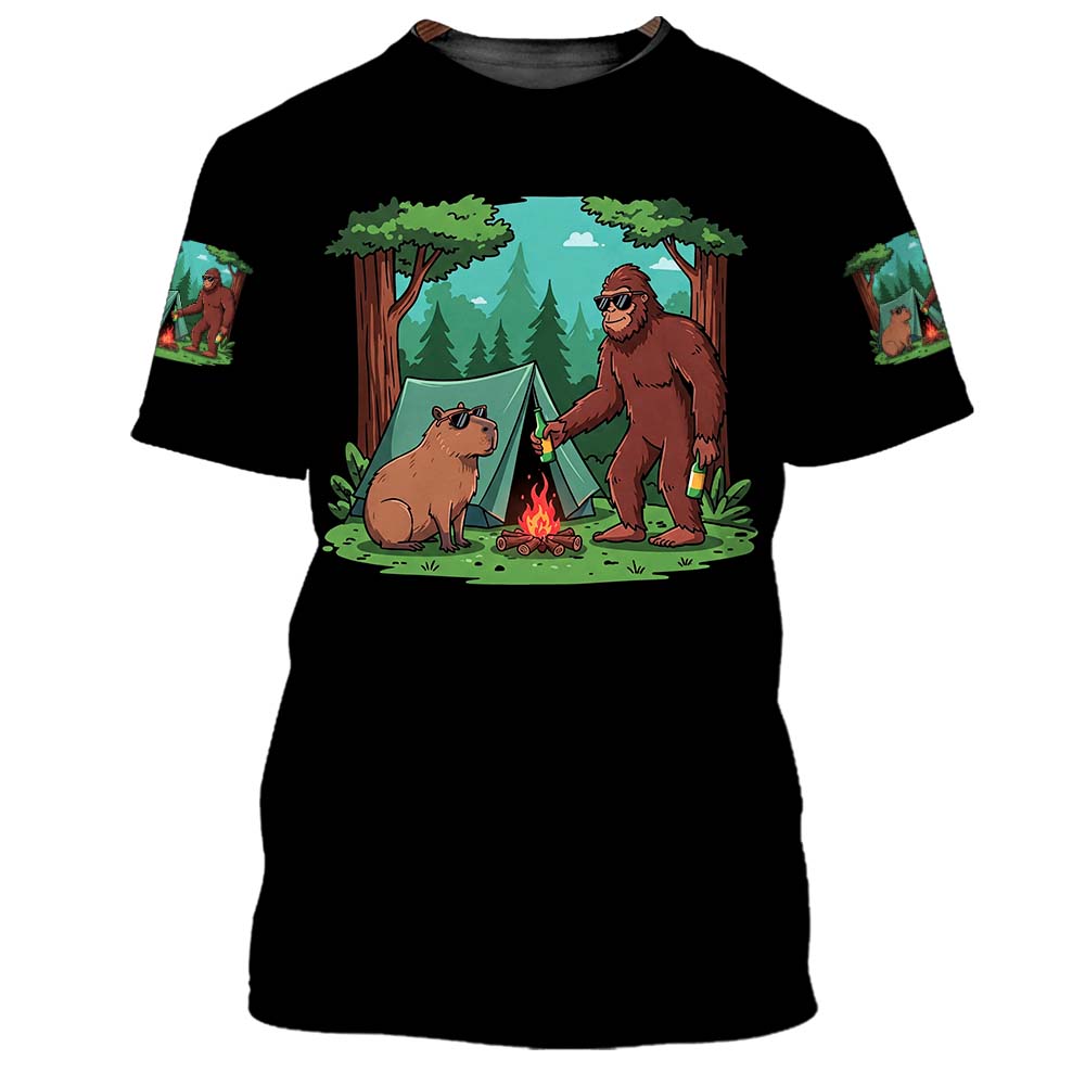 Life is Better When You're Camping With Friends All Over Print Shirt