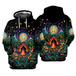 Campfire Peace Life All Over Print Shirt