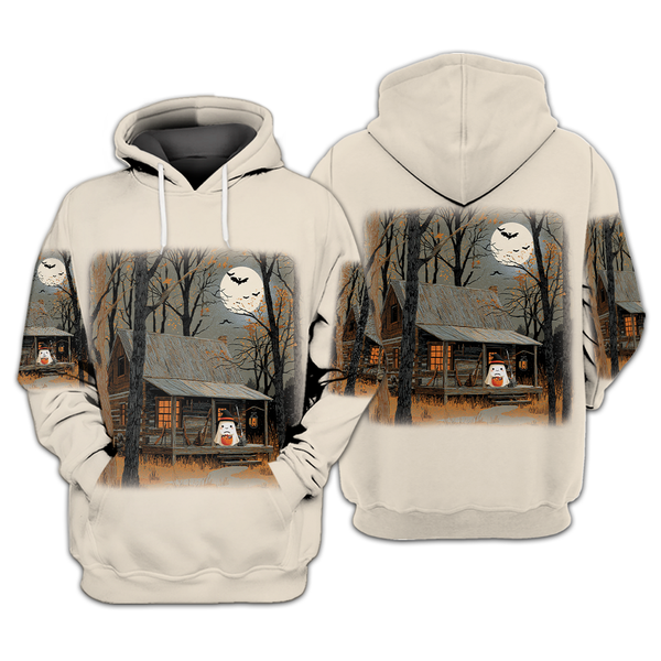 Boo & Candy Haunt Forest All Over Print Shirt