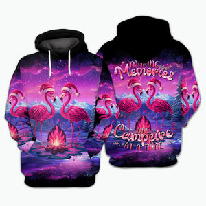 Neon Colorful Making Memories One Campfire At A Time All Over Print Shirt