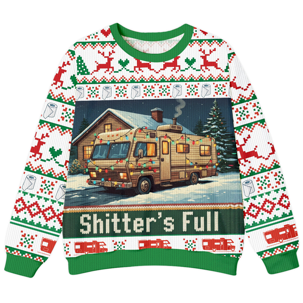 Shitter's Full Funny Ugly Sweater