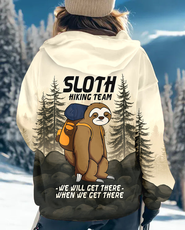 Sloth Hiking Team All Over Print Shirt