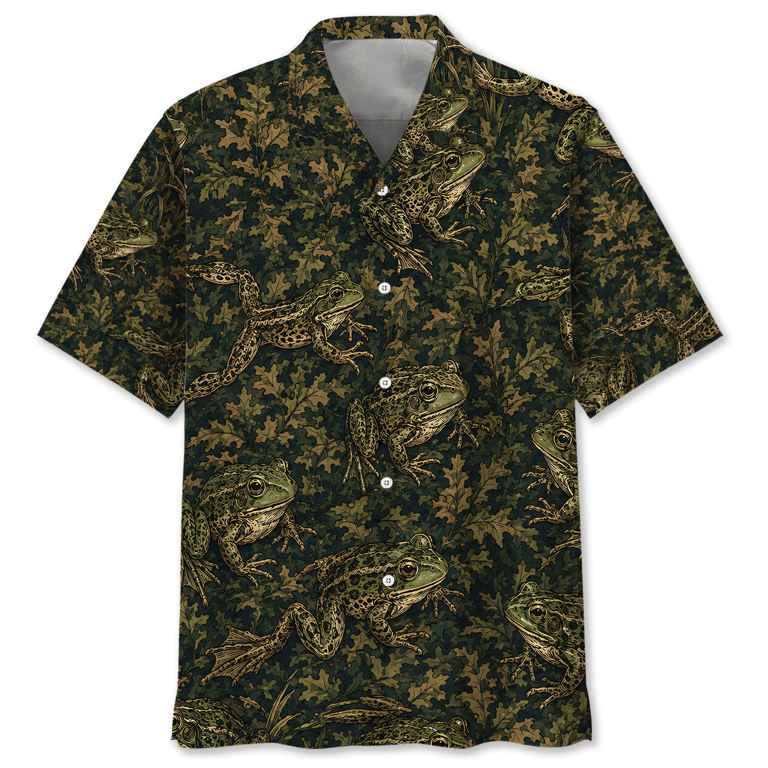 Frog Woodland Hawaiian Shirt