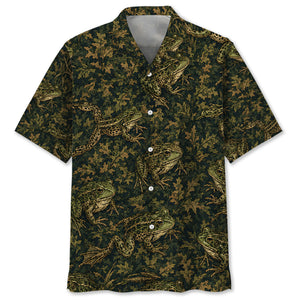 Frog Woodland Hawaiian Shirt