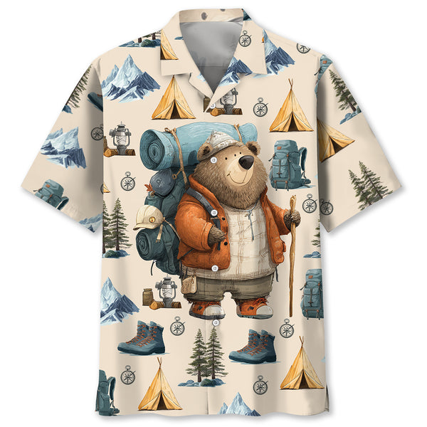Mountain Adventure Camping Hawaiian Shirt