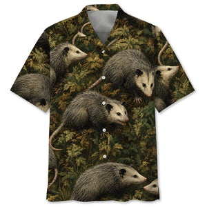 Wild Opossum Vintage Pattern