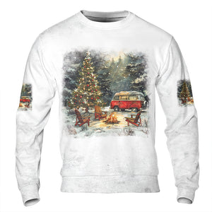 It's The Most Wonderful Time Of Christmas Camping All Over Print Shirt