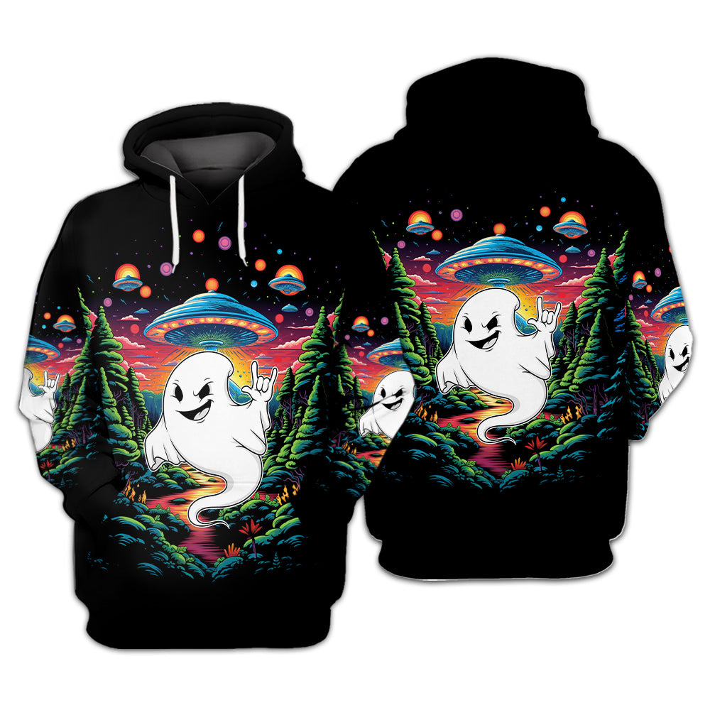 Boo Rock The Forest All Over Print Shirt