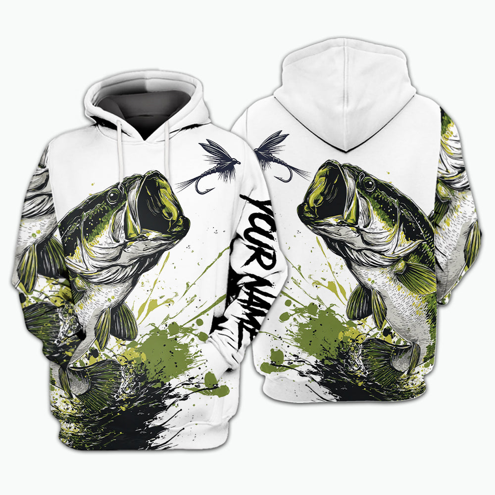 Custom Name Largemouth Bass All Over Print Shirt